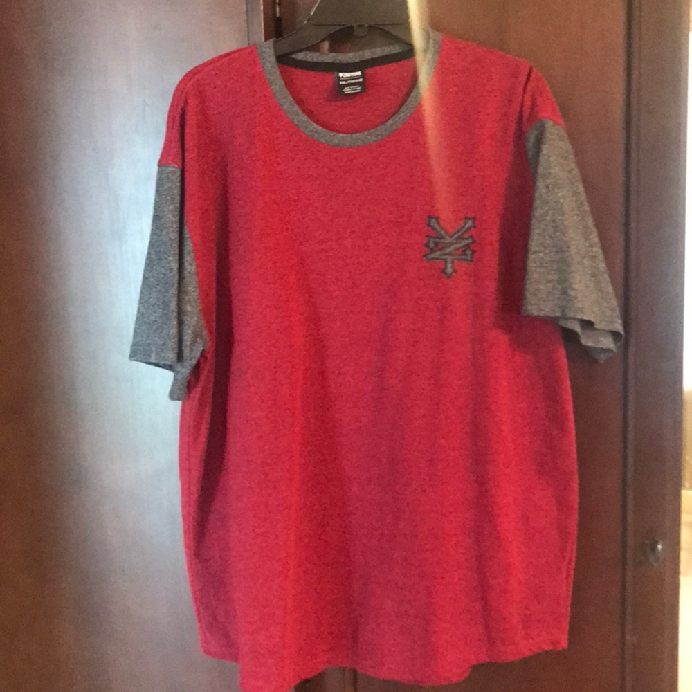 Zoo York Red and Gray Men's Shirt